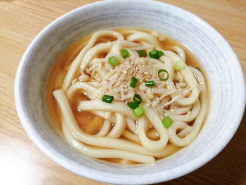 えのきの温うどん